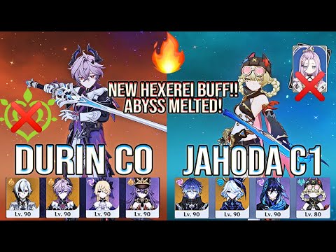🔥 Durin & Arlecchino + Flins & Jahoda BREAK Spiral Abyss 12!? – Genshin Impact