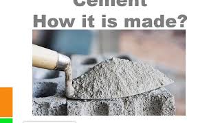 Cement-How it is made | Cement manufacturing - Basics (with english subtitles)