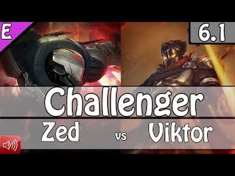 C9 Hai - Zed vs Viktor - Mid - Patch 6.1 - NA SoloQueue Replay (January 29th 2016)