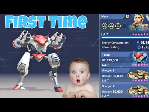 Using Tengu With Shotgun 8🤩 First Times || Mech Arena Robot Showdown || #mecharena #soulalok12e4