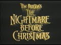 The Nightmare Before Christmas 1993 VHS Movie Trailer