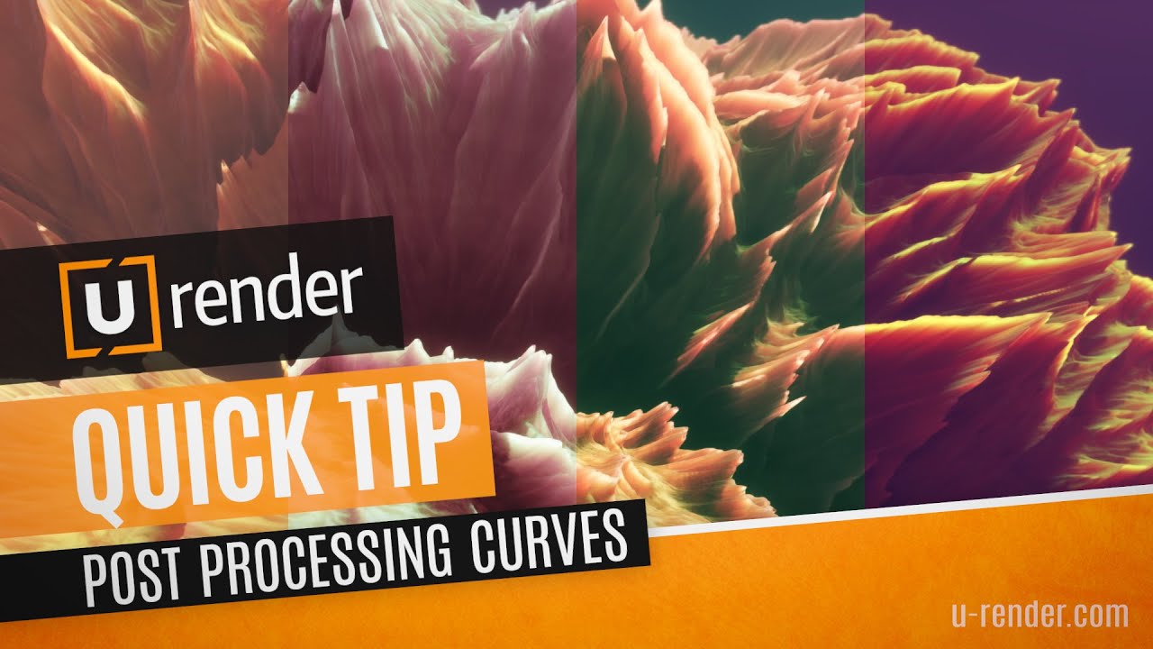 Post processing curves - U-RENDER Quick Tip