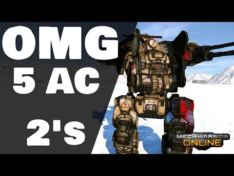 MWO - OMG!!! 5 AC 2's so good! Jagermech - DD