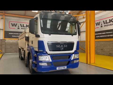 New In Stocklist For Sale: MAN TGS 32.400 8X4 ALUMINIUM INSULATED TIPPER – 2013 – SO13 FMA