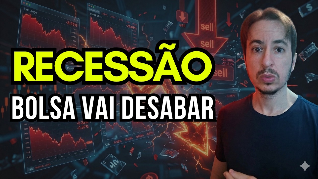 Bolsas podem Desabar, Risco de Recessão Mundial Aumenta, O que fazer?