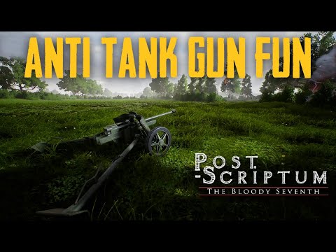 Post Scriptum Anti Tank Gun Fun | Post Scriptum AT Gun gameplay | Post Scriptum Destroying Tanks