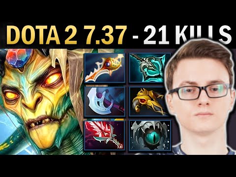 Medusa Gameplay Miracle with 21 Kills and Rapier - Dota 2 7.38