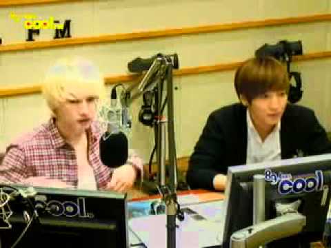110909 Eunhyuk Leeteuk cute dancing starlight Moonlight(Secret)