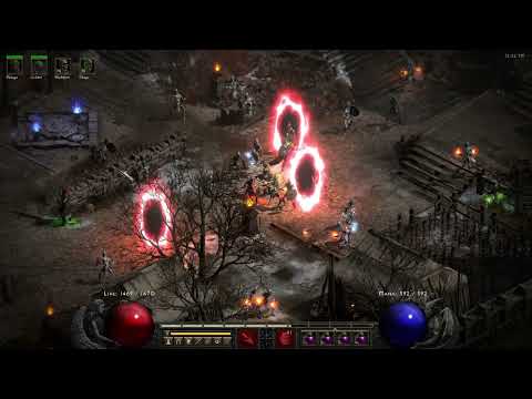 Diablo 2 Resurrected D2R - Uber Bosses on Summon Necromancer Guide. Necro Doing Uber Tristam.