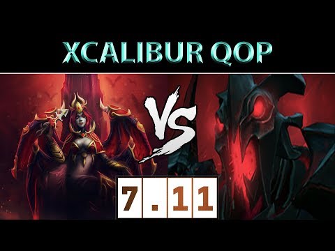 Xcalibur [Queen of Pain] vs [Shadow Fiend] ► Dota 2 7.11