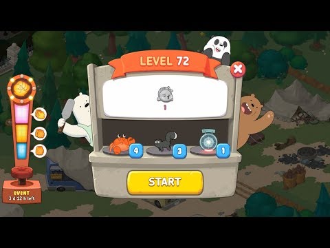 We Bare Bears Match3 Repairs Level 72 HD 1080p