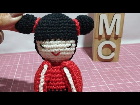 🙌 Bonequinha Japonesa em amigurumi #amigurumicrochê #artesanato