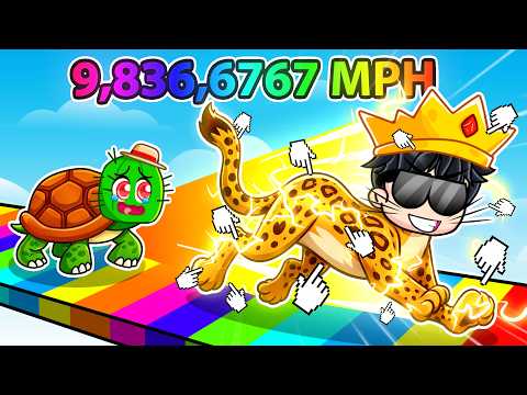 I Spent 1,354,421 ROBUX to Become The FASTEST in Roblox ANIMAL RACING!