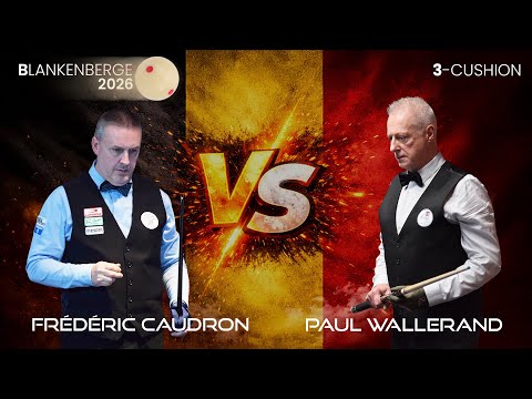 3 Belgian Championship 2026 - Qualifications -  Frédéric CAUDRON vs Paul WALLERAND