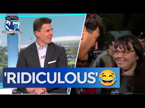 Llordo's priceless reaction to Bomber fan's comment from the archives (WCME) - Sunday Footy Show