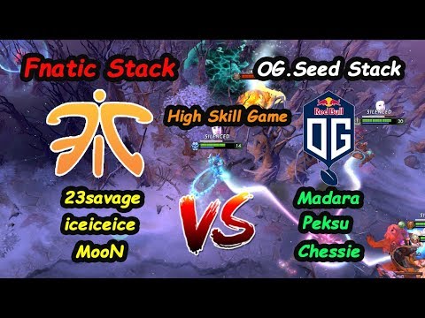 Fnatic Stack vs OG Seed Stack 23savage [Slark] Vs Madara [Morphling] Dota 2 pro Gameplay