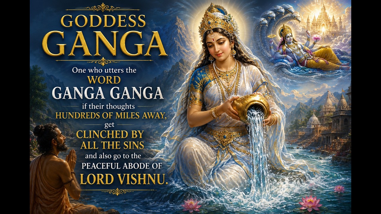 Uttering the name of Goddess Ganga  - Saaptahika Subashitham | 15th Week