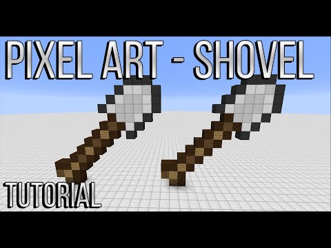 Let's do Pixel Art: Minecraft - Shovel