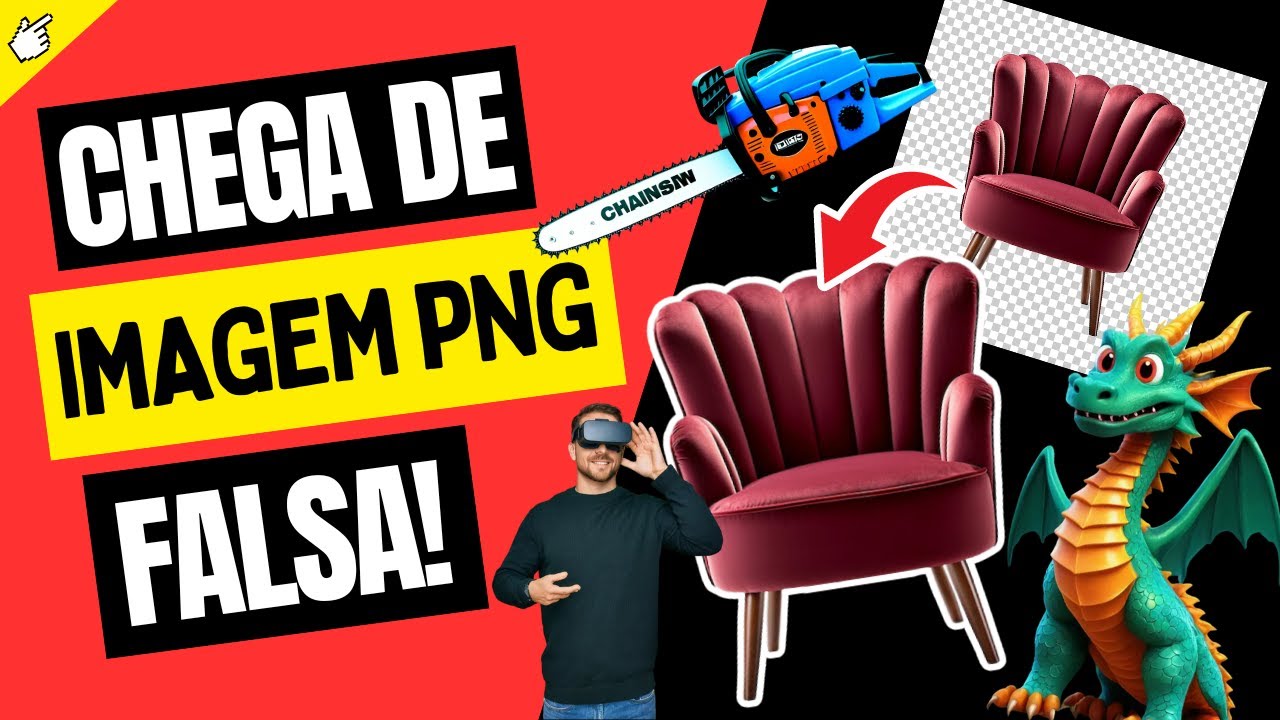 🚀Esqueça o PHOTOSHOP! IA Cria PNG Transparente em Segundos!