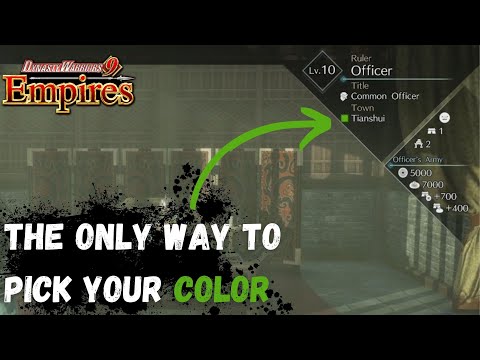HOW TO CHANGE YOUR TERRITORY COLORS! - A Gathering of Hero's - Dynasty Warriors 9 Empires