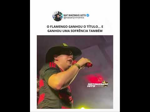 Natanzinho Lima comemora o título e canta para os jogadores