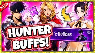 BIG NEWS! NEW HUNTER BUFFS! JUNG YERIM NOW BETTER THAN GINA?! DEV NOTICE! [Solo Leveling: Arise]