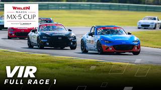 2026 IMSA Whelen Mazda MX-5 Cup at VIR | Race 1 | Alton, Virginia