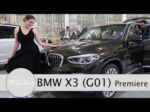 Weltpremiere Neuer BMW X3 (G01) / Sitzprobe und Neuheiten im Detail - Autophorie