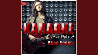 Man of the Year (In the Style of Alice Cooper) (Karaoke Version)