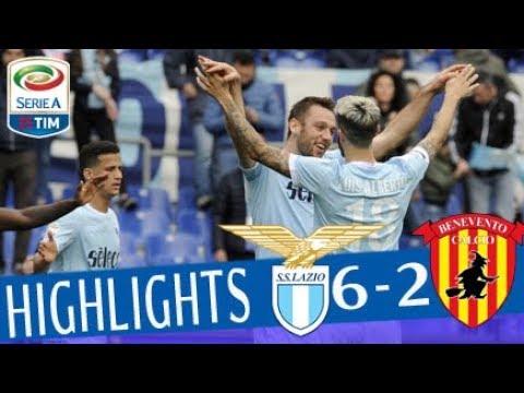 Lazio - Benevento 6-2 - Highlights - Giornata 30 - Serie A TIM 2017/18