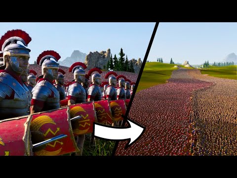Can 100,000 Romans Beat 100,000 Spartans? - Ultimate Epic Battle Simulator 2