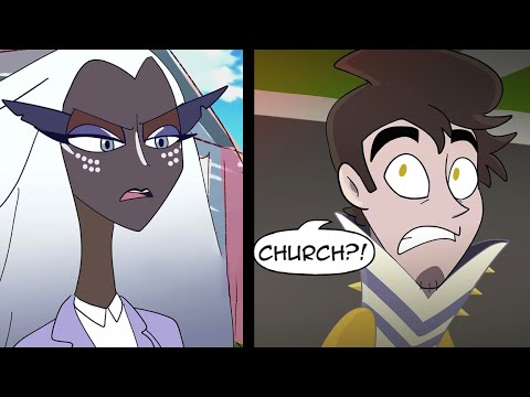 Sera and Adam go to Earth! ⛪️???? HAZBIN HOTEL COMIC DUB