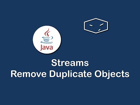 streams remove duplicate objects in java
