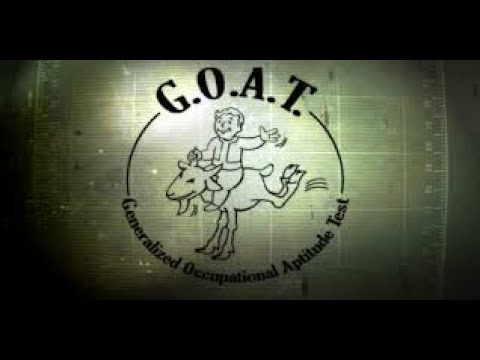 Fallout 3 ep 2: A goat test?