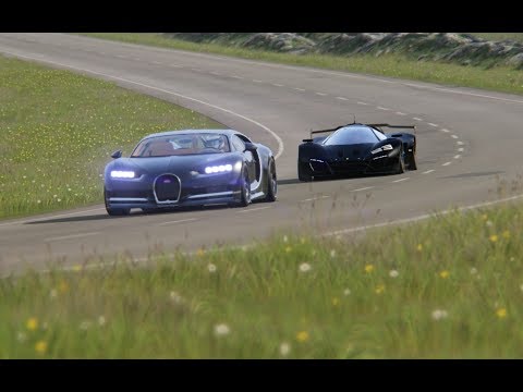 Ferrari Xezri Competizione Concept vs Bugatti Chiron at Highlands
