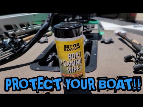 How To Keep The Inside Of A Bass Boat Clean!! (Better Boat Cleaning Wipes!)