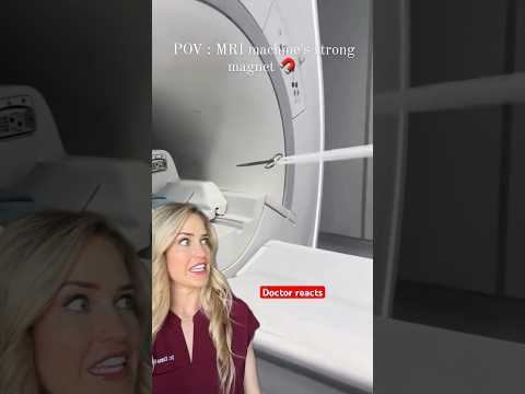 The power of an MRI machine’s magnet😳