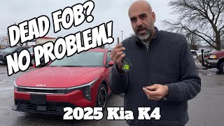 How to Unlock and Start Your 2025 Kia K4 with a Dead Key Fob