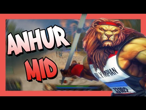 Smite: Anhur Mid Gameplay (Build) - Conquest - TURN AND BURN!