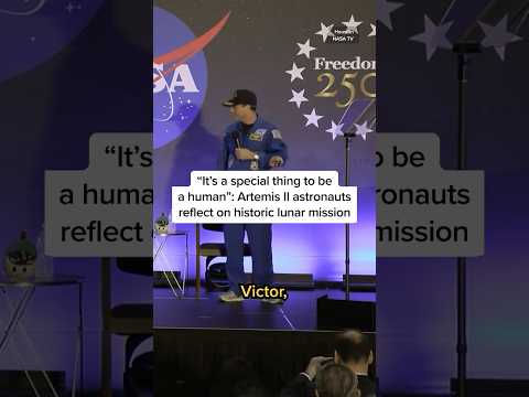 ‘It’s a special thing to be a human’: Artemis II astronauts reflect on historic lunar mission