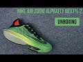 Nike Air Zoom Alphafly Next% 2 Unboxing 4K