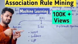 Association Rule Mining in machine learning | Lec-22 | Machine Learning Tutorials