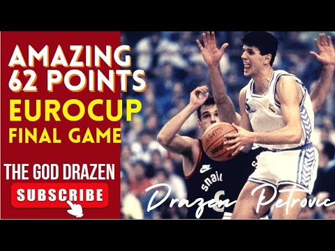 Drazen Petrovic 62 PTS VS SNAIDERO CASERTA [EuroCup Final 1989] THE GOD DRAZEN