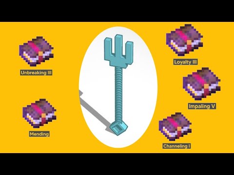 Major - Best Enchantments For Trident in Minecraft | How to Make Trident Powerful