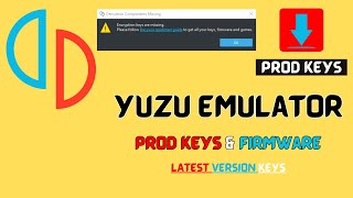 Yuzu Prod Keys & Firmware Update 17.0.1 Setup Guide (Version)