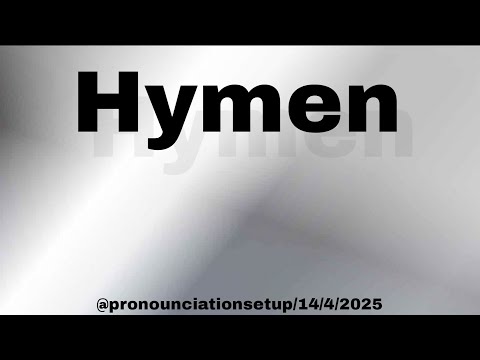 How to pronounce Hymen @PronounciationSetup