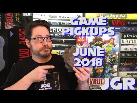 Game Pickups - June 2018 - LOTS Of Thrift Shop Finds! - JGR