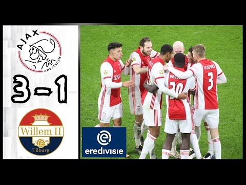 AFC Ajax 3 - 1 Willem II | Samenvatting | Eredivisie
