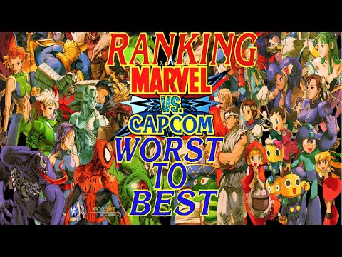 Ranking Every Marvel VS Capcom Game WORST To BEST (Top 6 MVC Games)