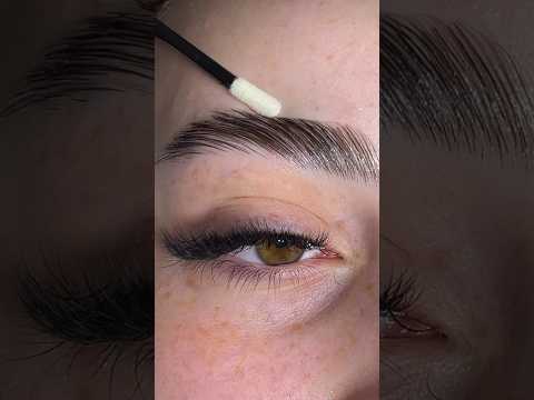 Eyebrow lamination #brows #eyebrows #browlamination #browshaping #browartist